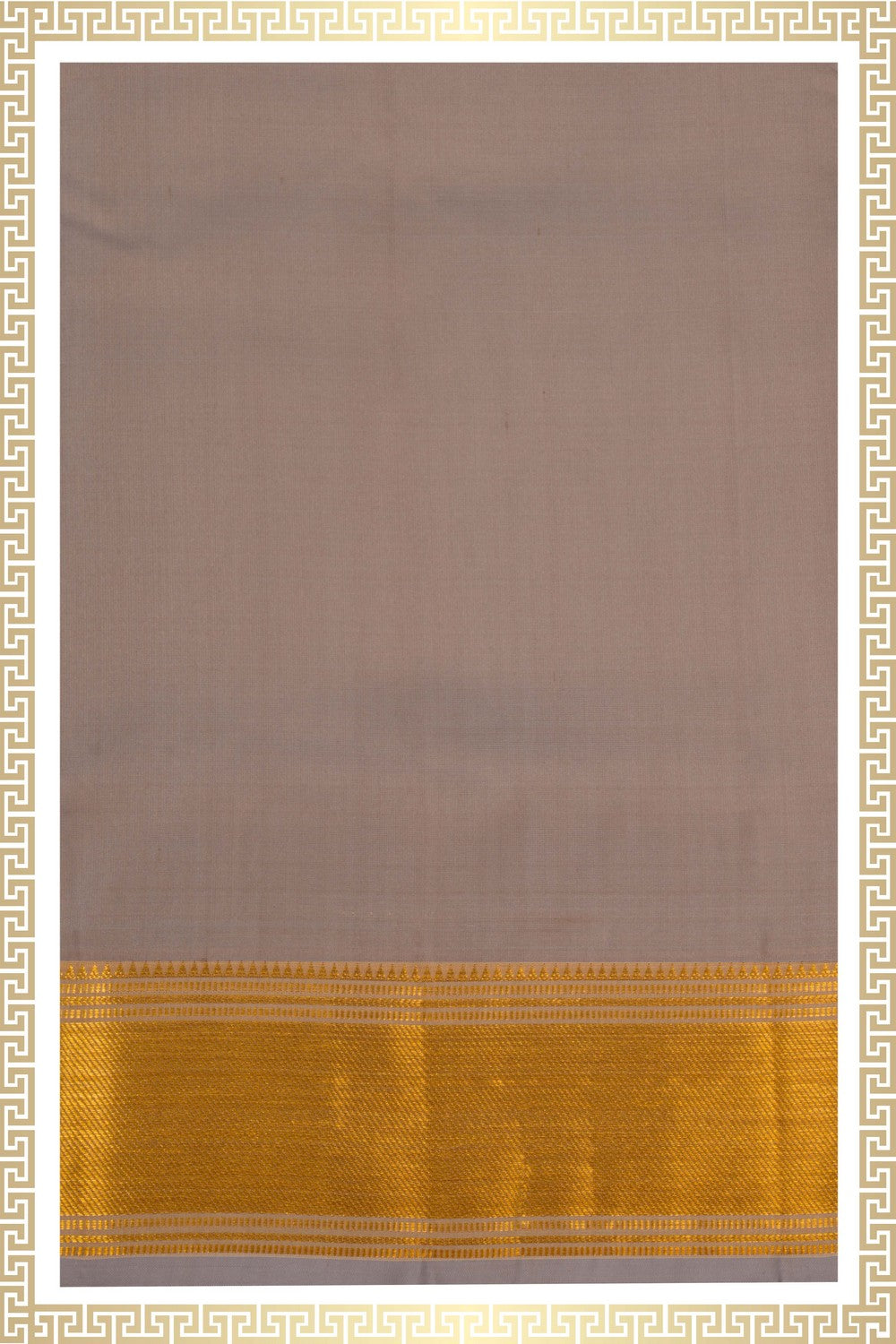 Kanchi Silk Off-White Dhoti With Kanduva (8 X 4)