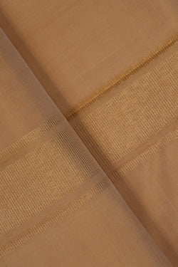 Image of Kanchi Silk Beige Dhoti With Kanduva (8 X 4)