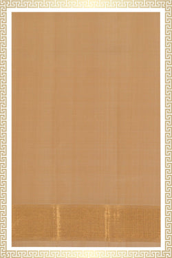 Image of Kanchi Silk Beige Dhoti With Kanduva (8 X 4)