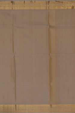 Image of Kanchi Silk Off White Dhoti With Kanduva (8 X 4)