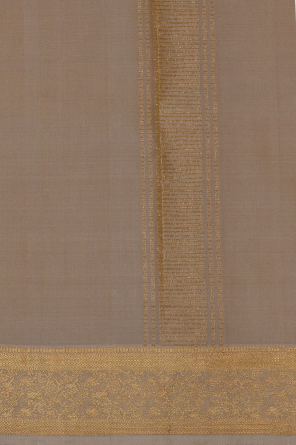 Kanchi Silk Off White Dhoti With Kanduva (8 X 4)