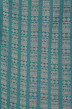 Image of Banarasi Silk Blue Saree