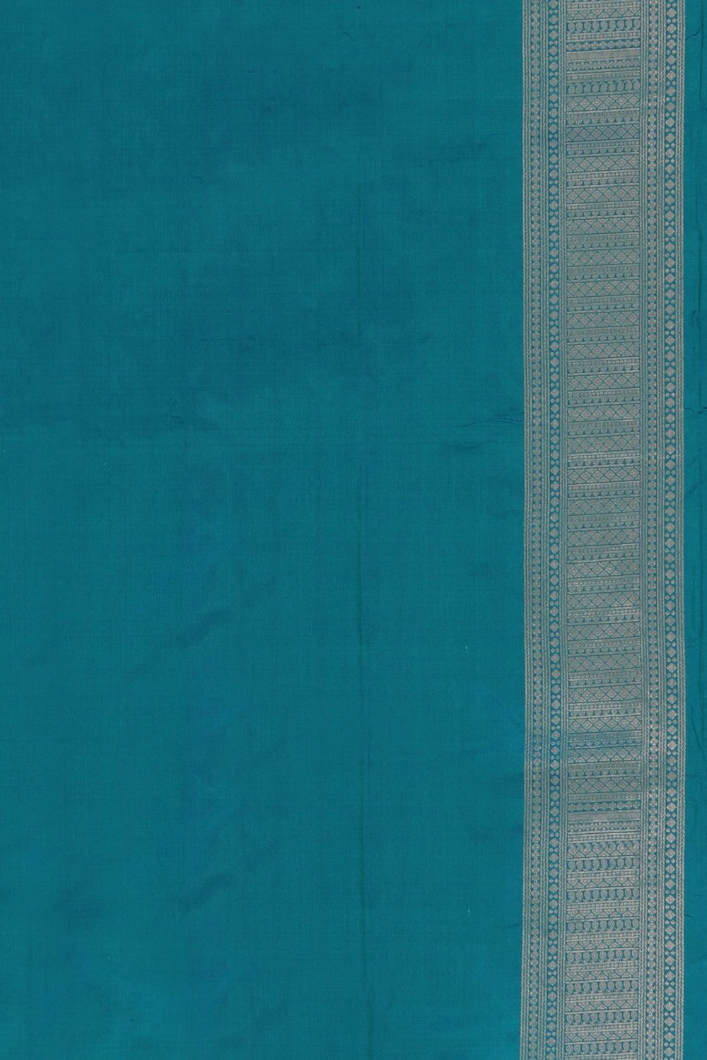 Image of Banarasi Silk Blue Saree