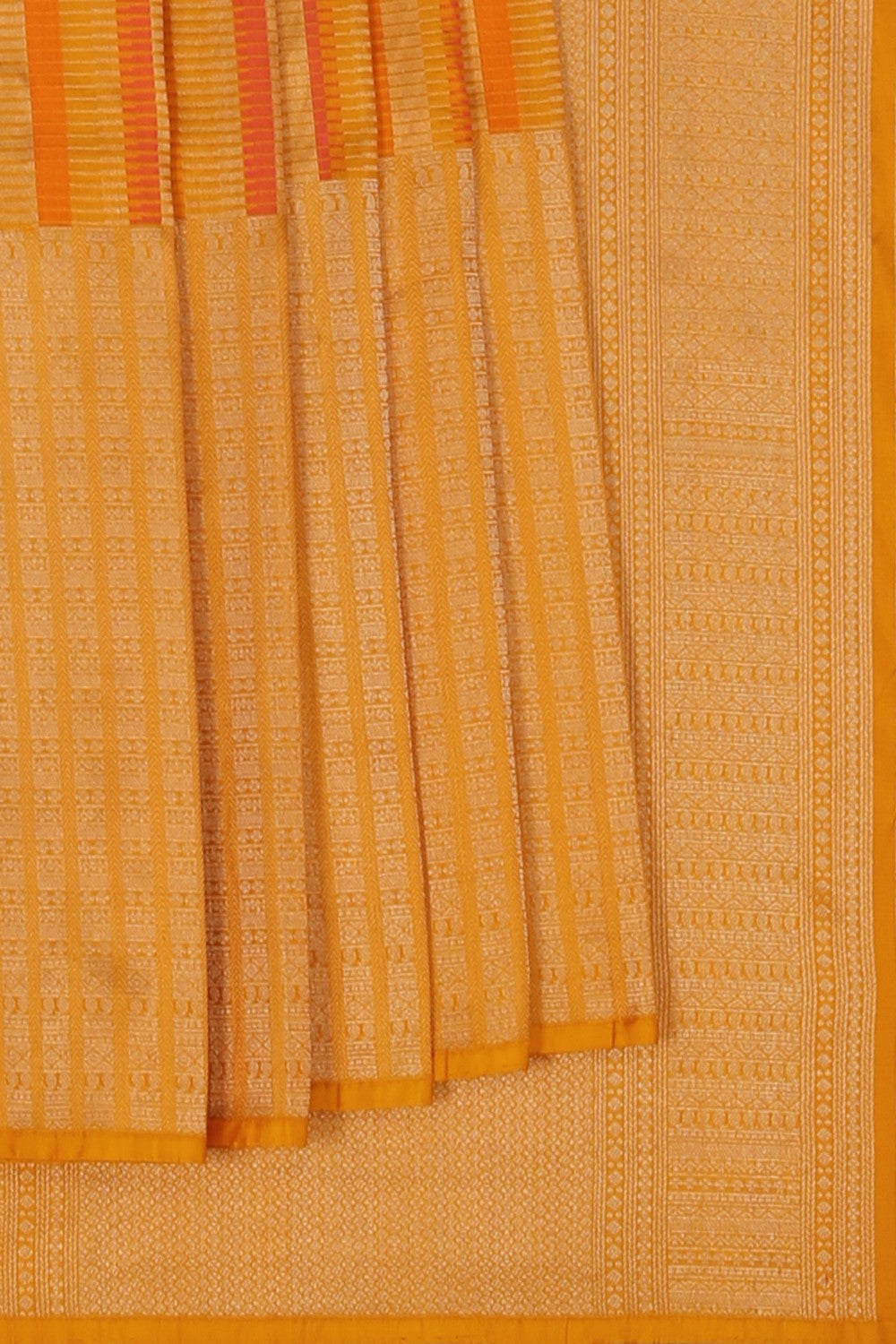 Image of Banarasi Silk Mustard Saree