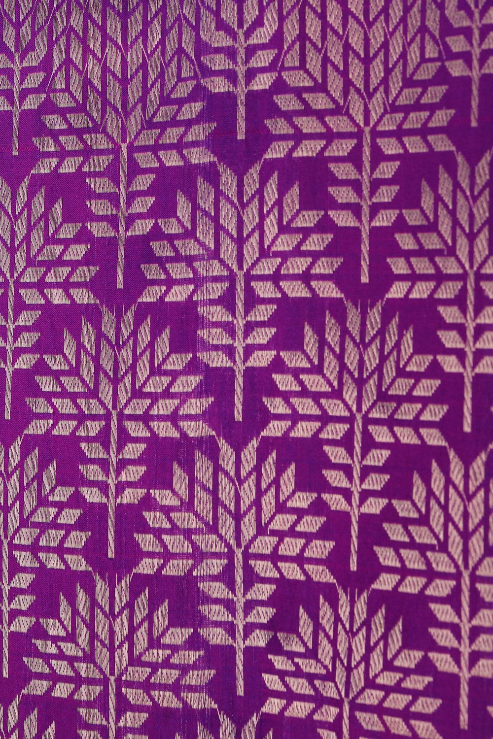 Image of Banarasi Silk Purple Saree