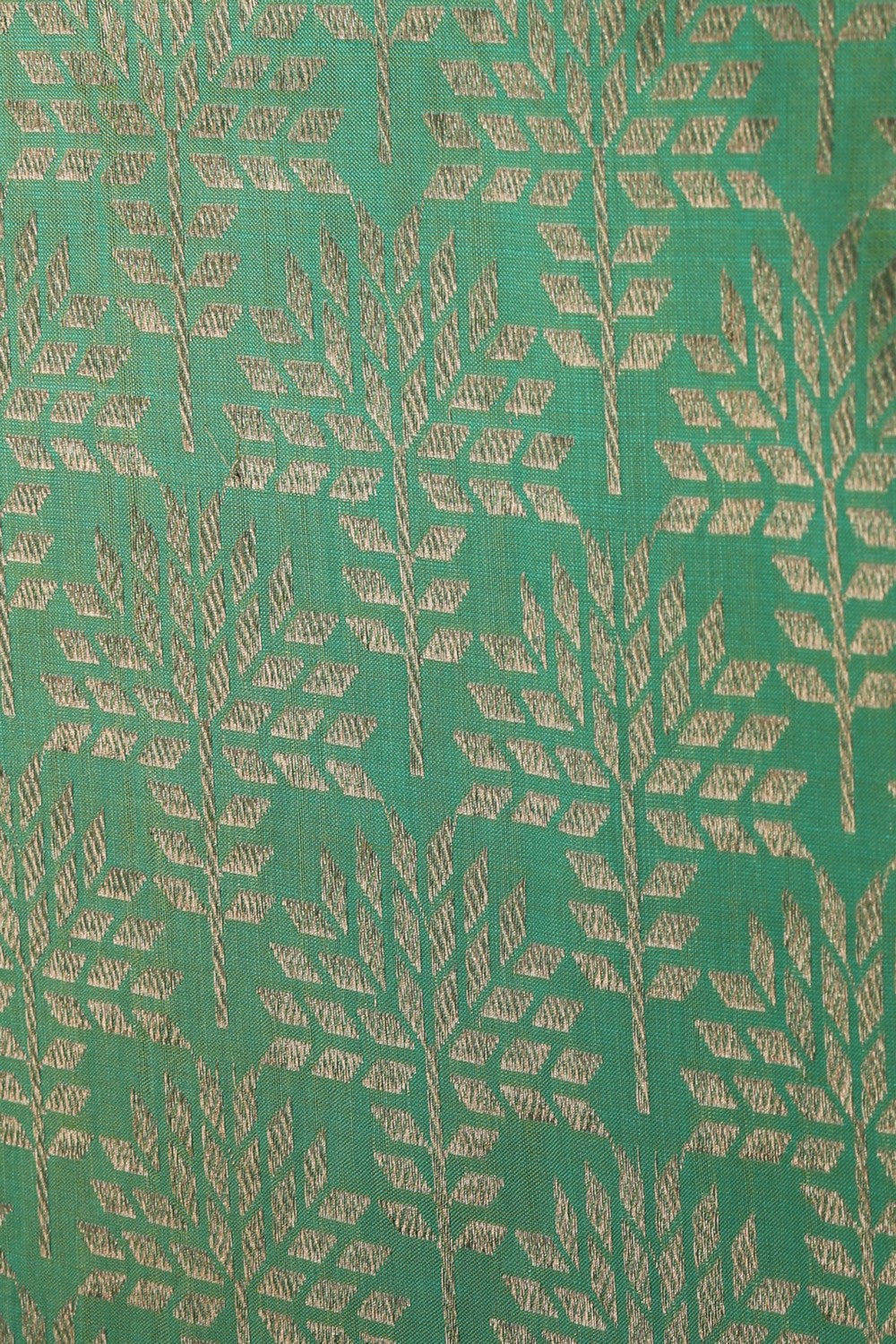Image of Banarasi Silk Aqua Green Saree