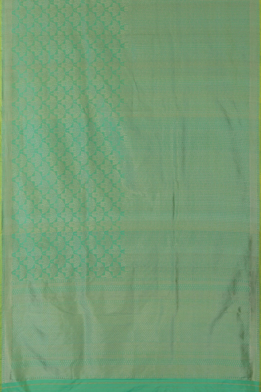 Image of Banarasi Silk Aqua Green Saree