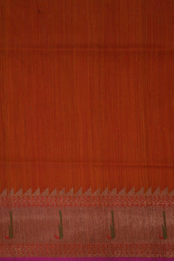 Image of Banarasi Dupion Silk Mustard Saree