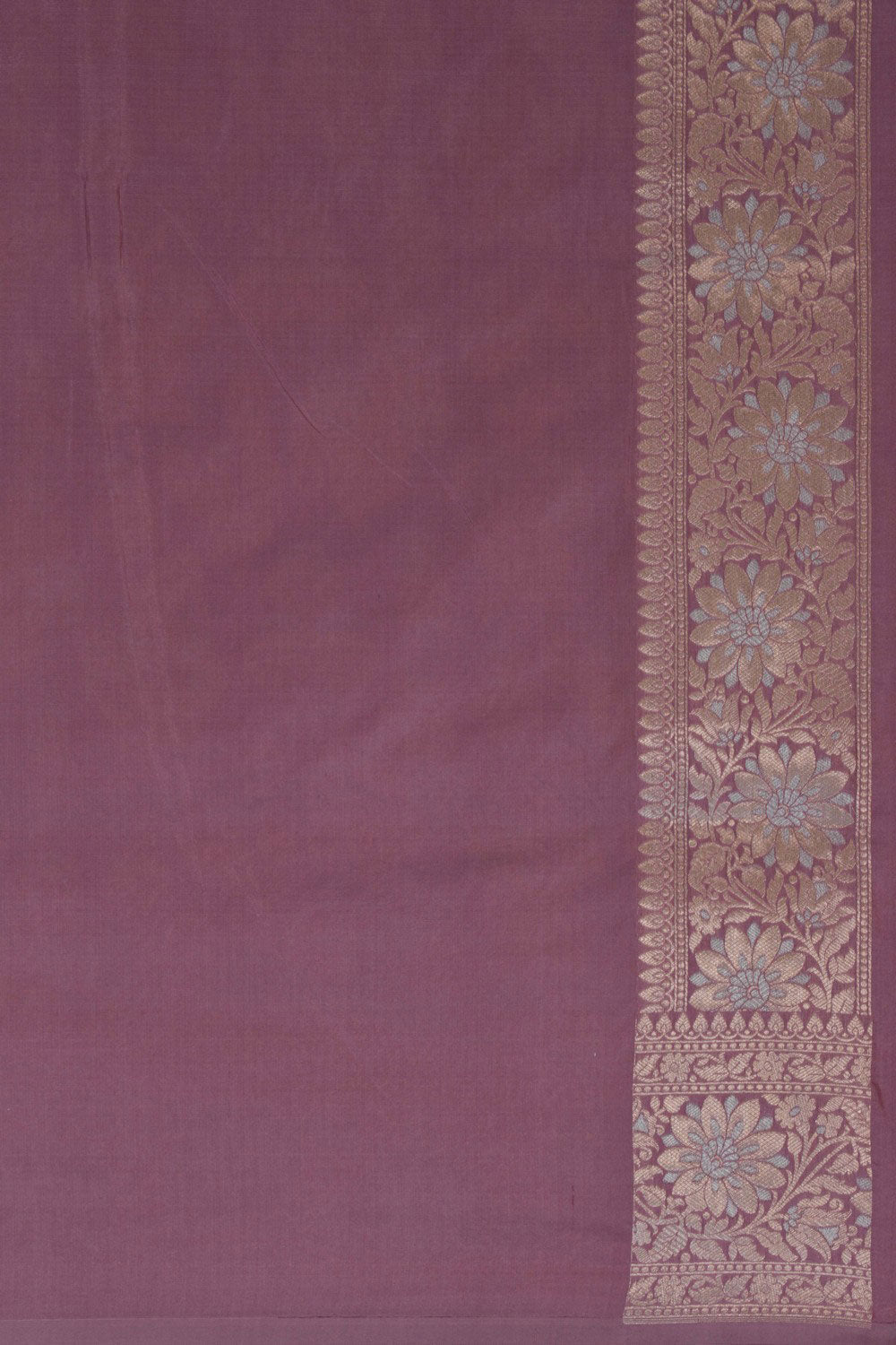 Banarasi Katan Silk Purple Saree