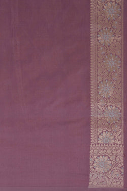 Image of Banarasi Katan Silk Purple Saree
