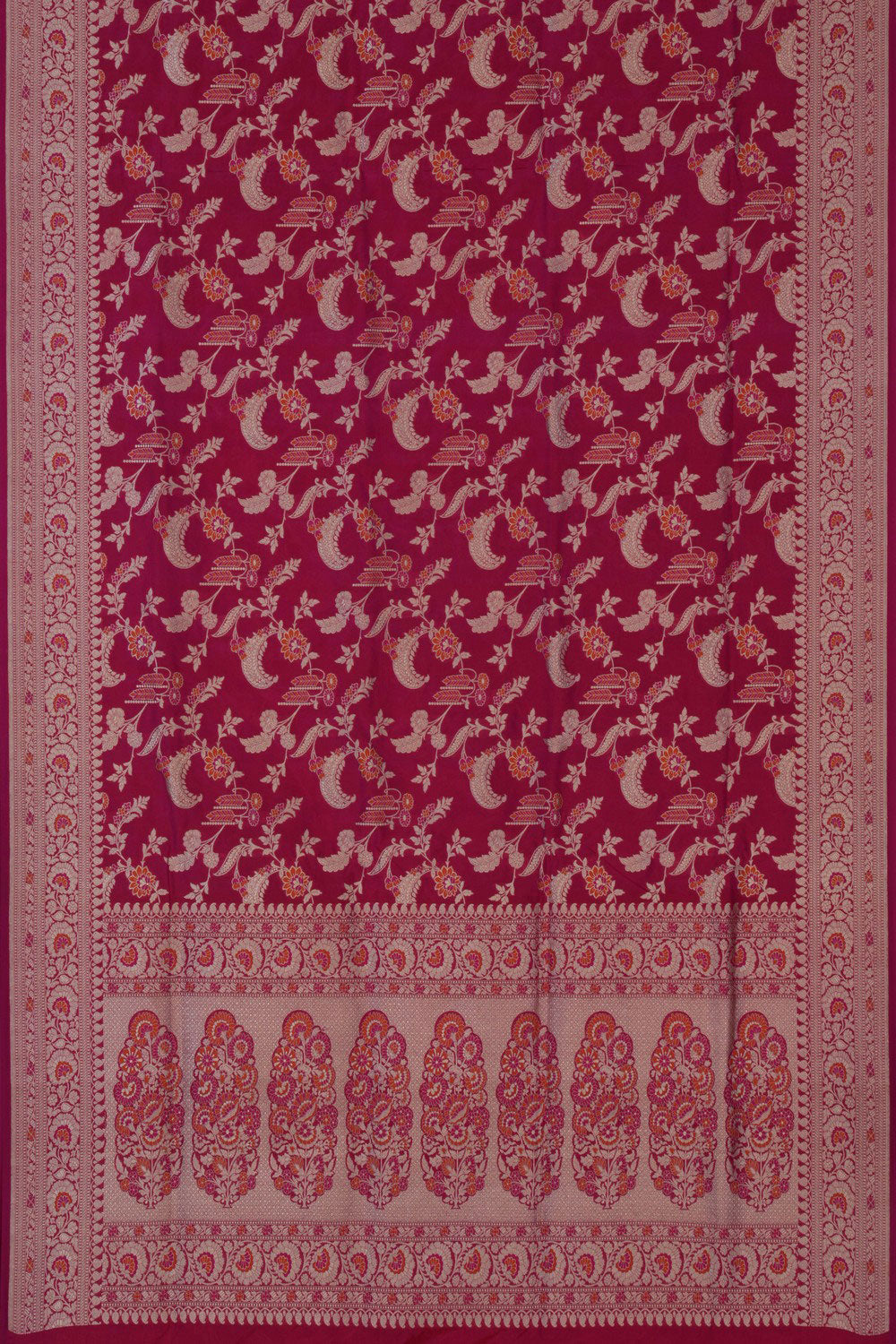 Banarasi Katan Silk Pink Saree
