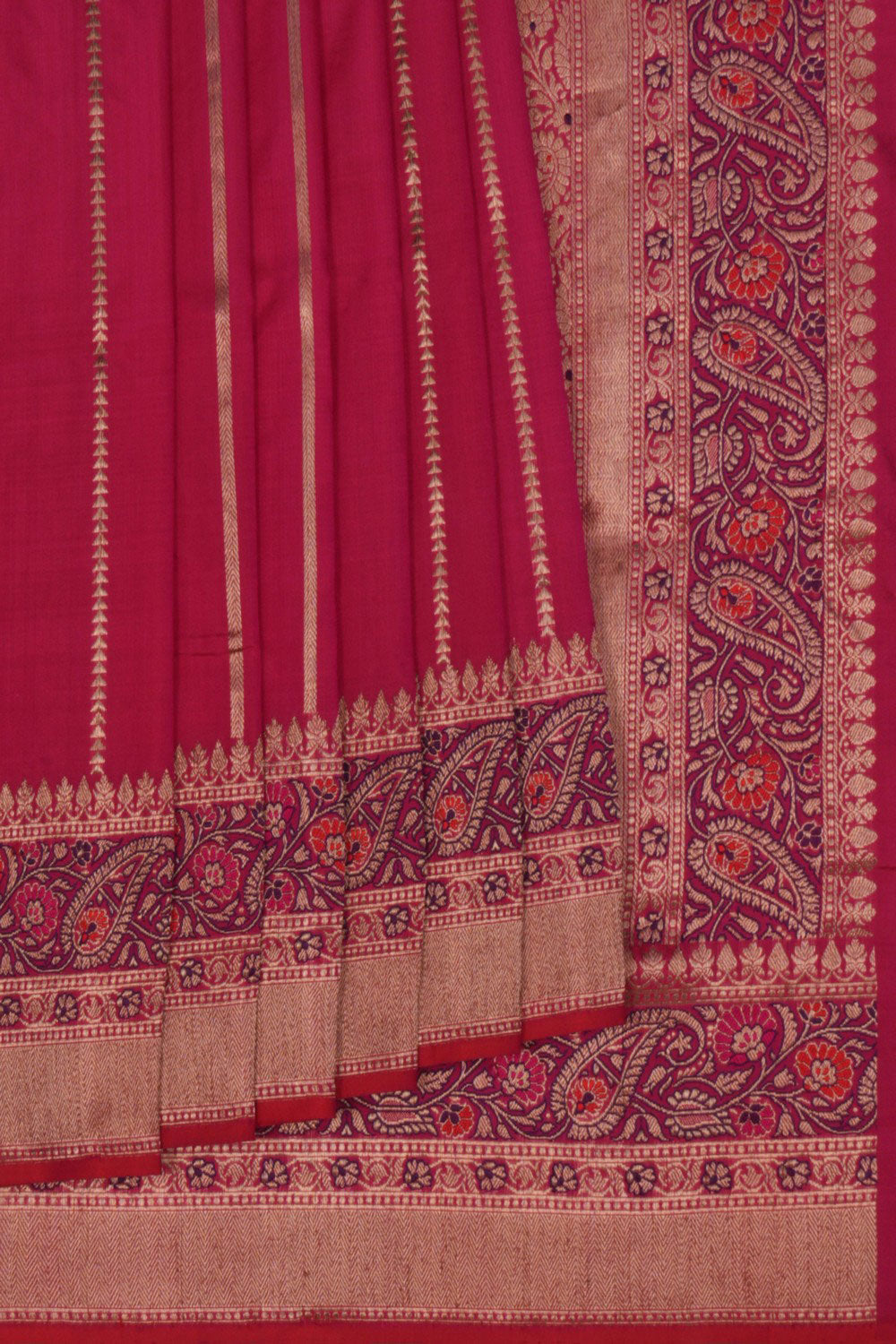 Image of Banarasi Katan Silk Pink Saree
