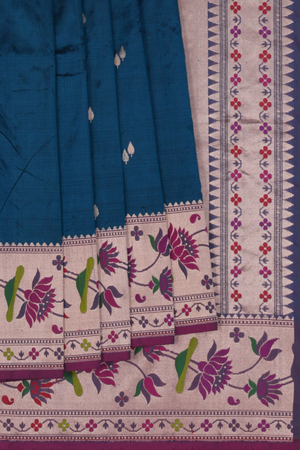 Banarasi Katan Silk Blue Saree