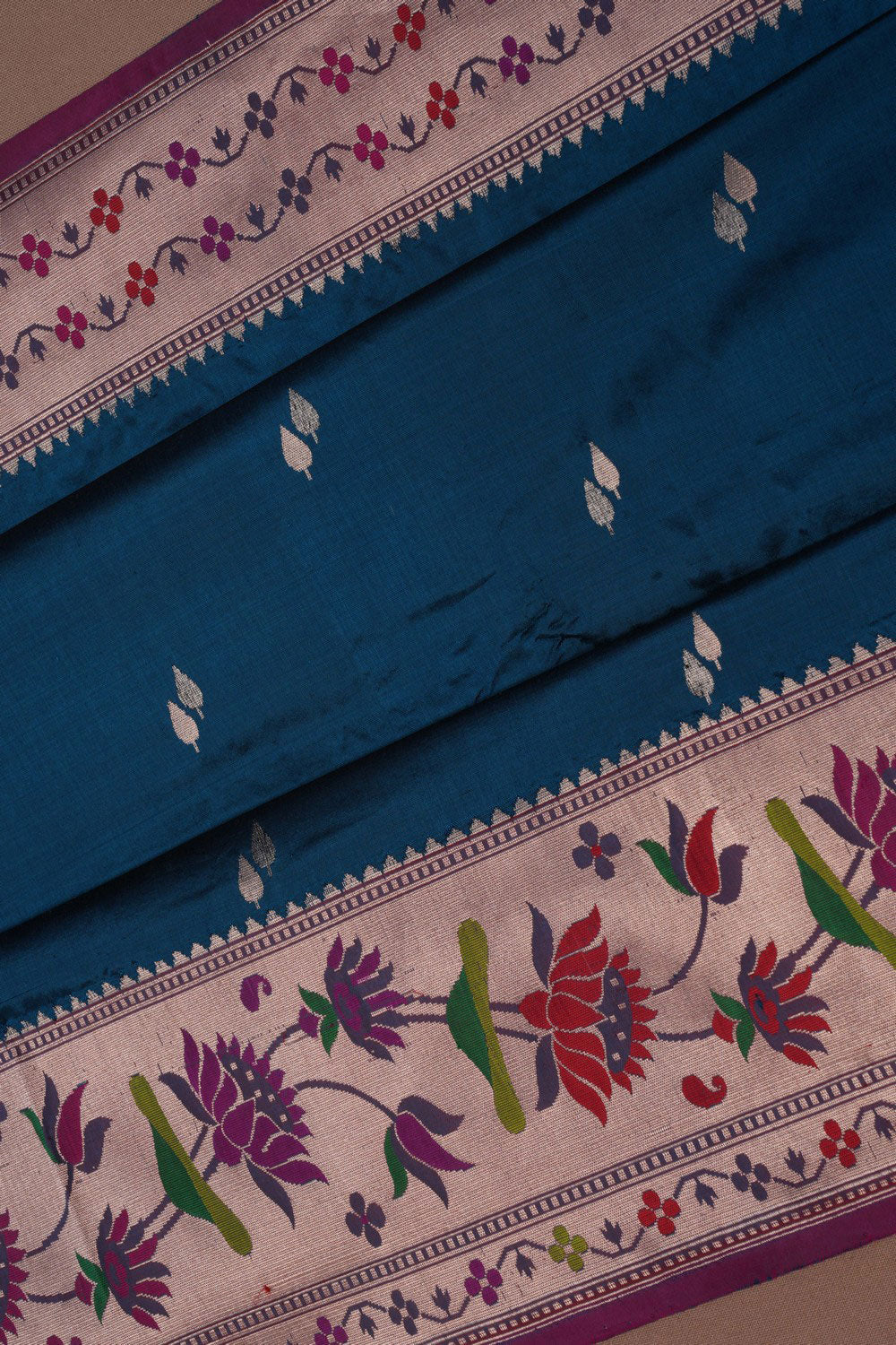 Banarasi Katan Silk Blue Saree