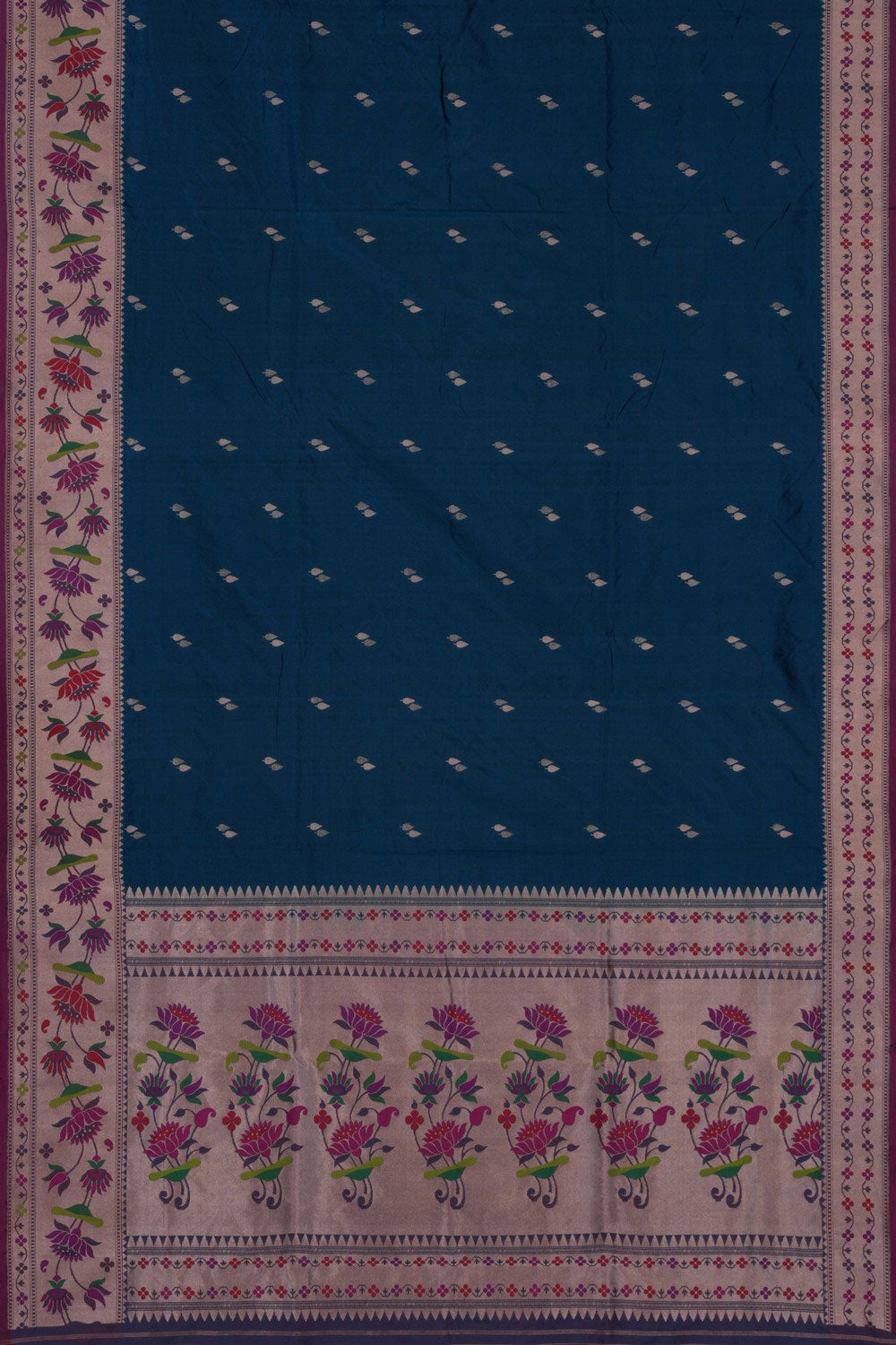 Banarasi Katan Silk Blue Saree