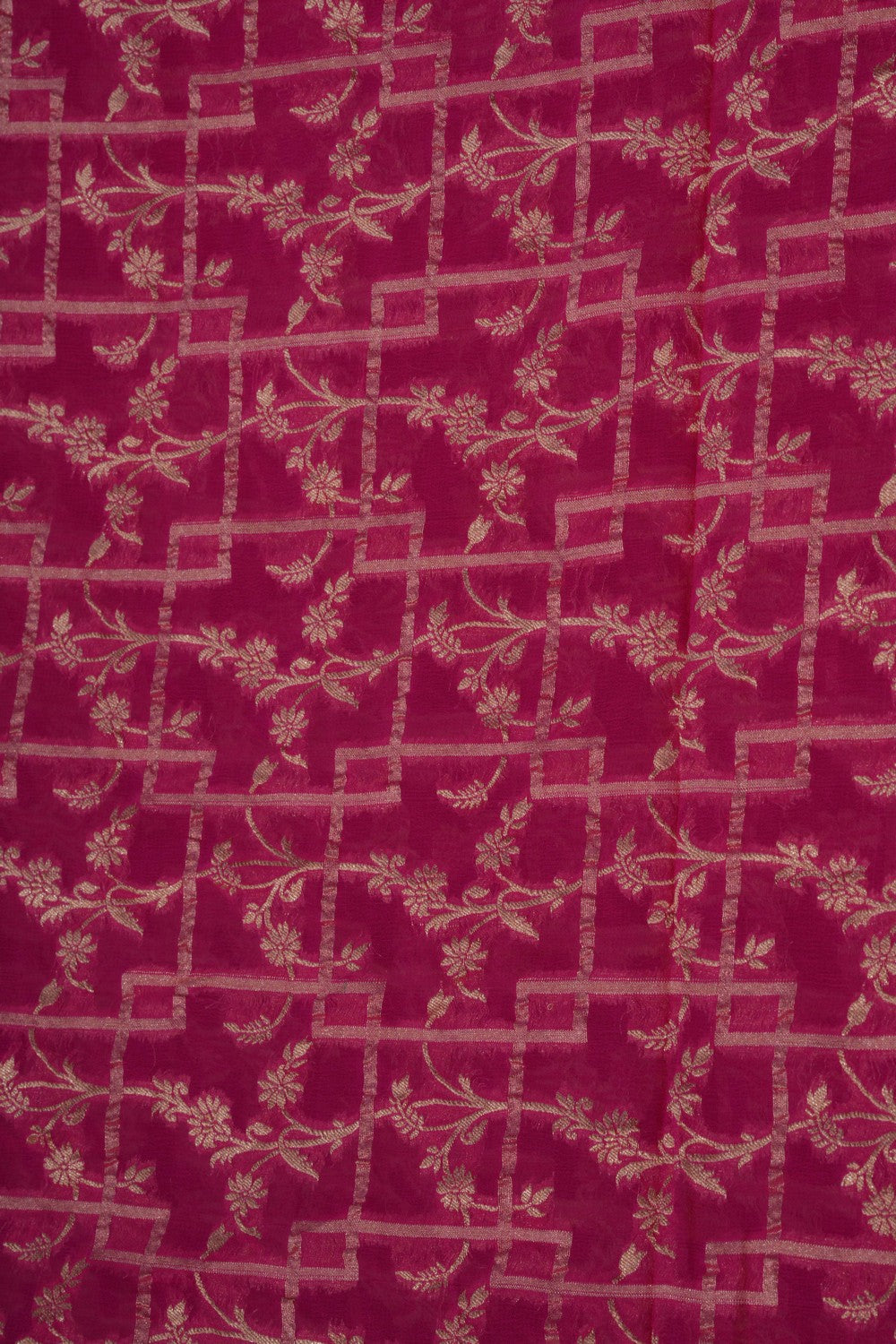 Banarasi Georgette Pink Saree