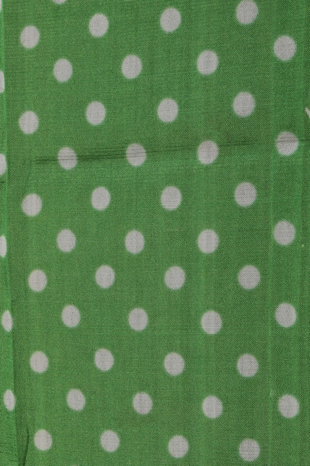 Mangalgiri Silk Green Saree