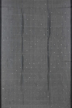 Image of Mangalgiri Silk Grey Saree