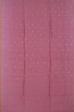 Image of Mangalgiri Silk Pink Saree