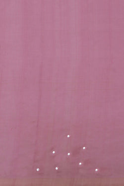 Image of Mangalgiri Silk Pink Saree