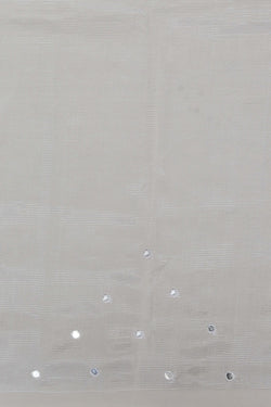 Image of Mangalgiri Silk White Saree