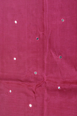 Image of Mangalgiri Silk Pink Saree