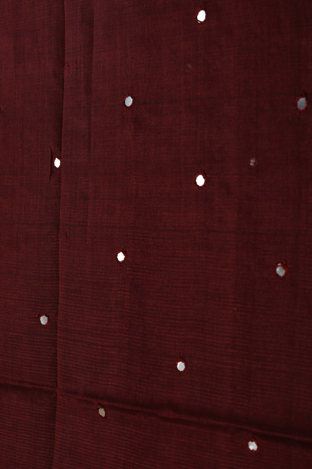 Mangalgiri Silk Maroon Saree
