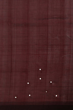 Image of Mangalgiri Silk Maroon Saree