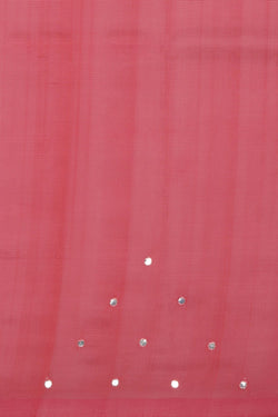 Image of Mangalgiri Silk Pink Saree