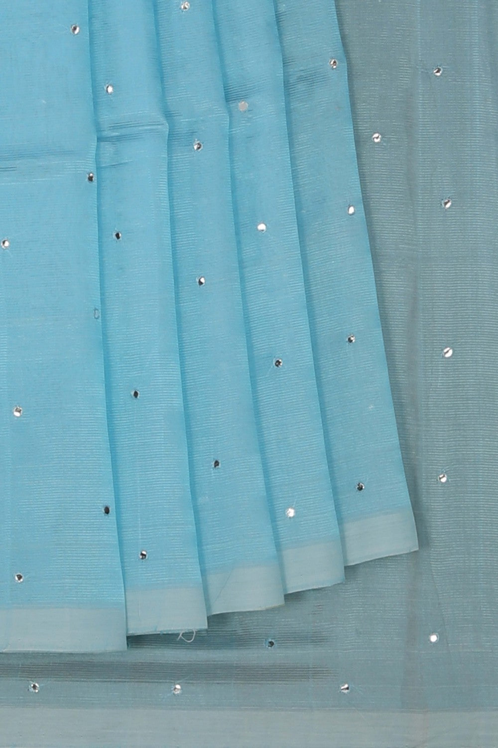 Mangalgiri Silk Blue Saree