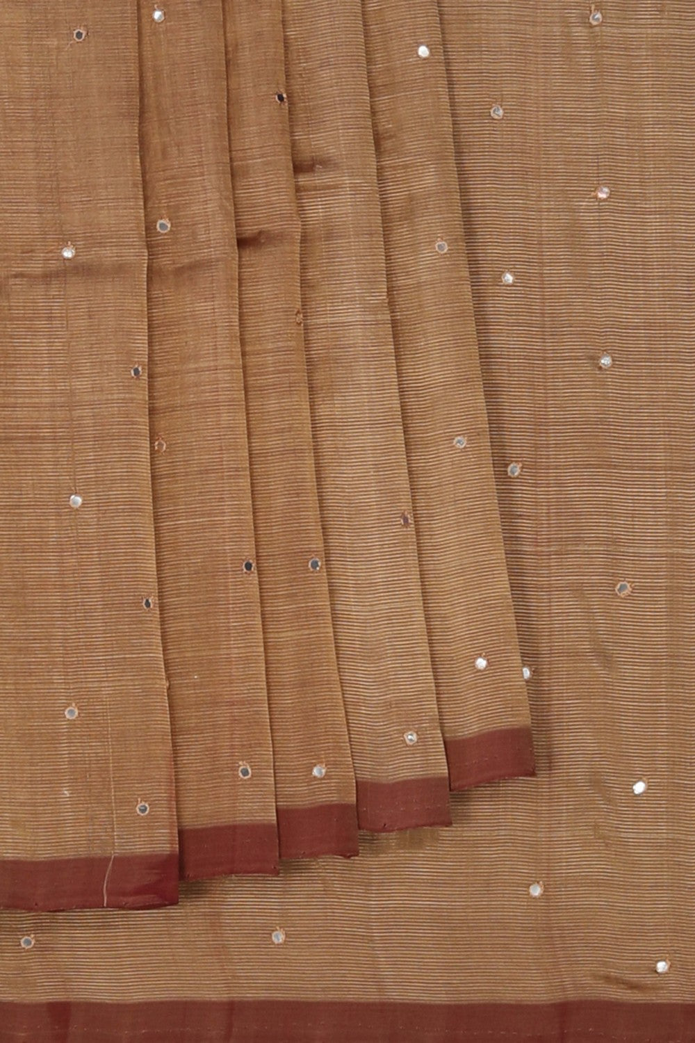 Mangalgiri Silk Beige Saree