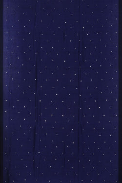 Image of Mangalgiri Silk Indigo Blue Saree