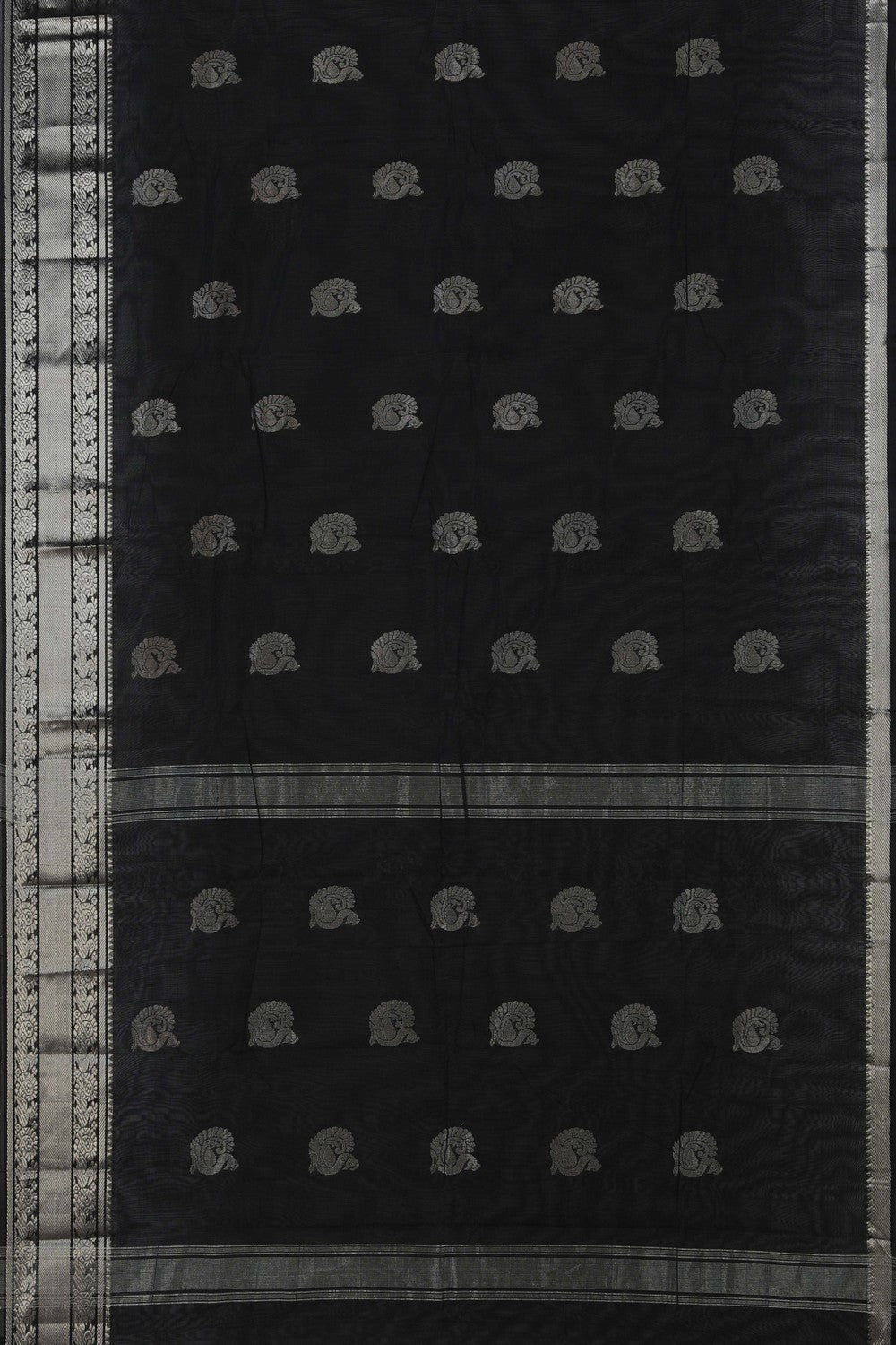 Image of Mangalgiri Black Saree
