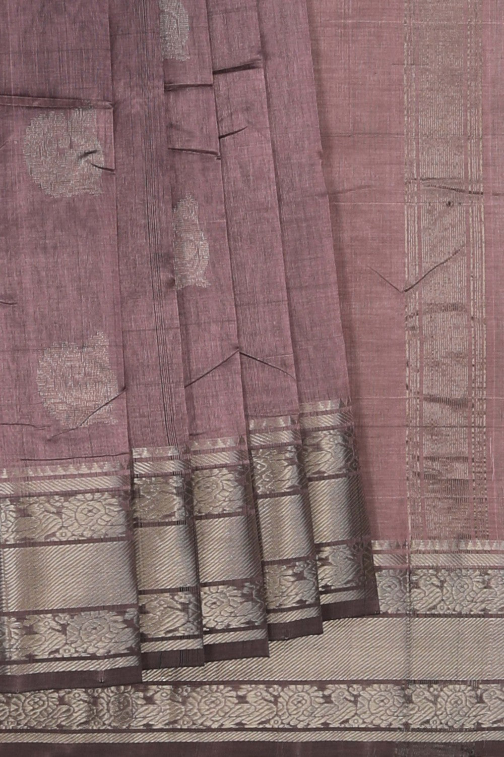 Image of Mangalgiri Purple Saree