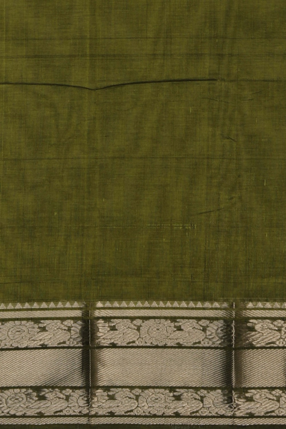 Image of Mangalgiri Green Saree