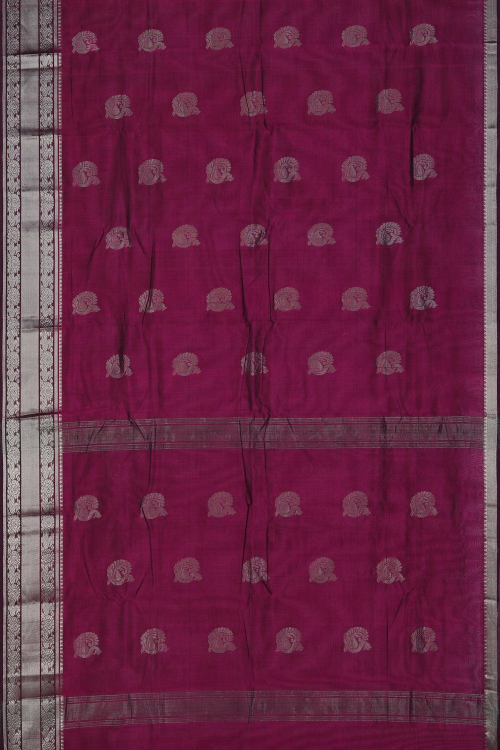 Mangalgiri Purple Saree