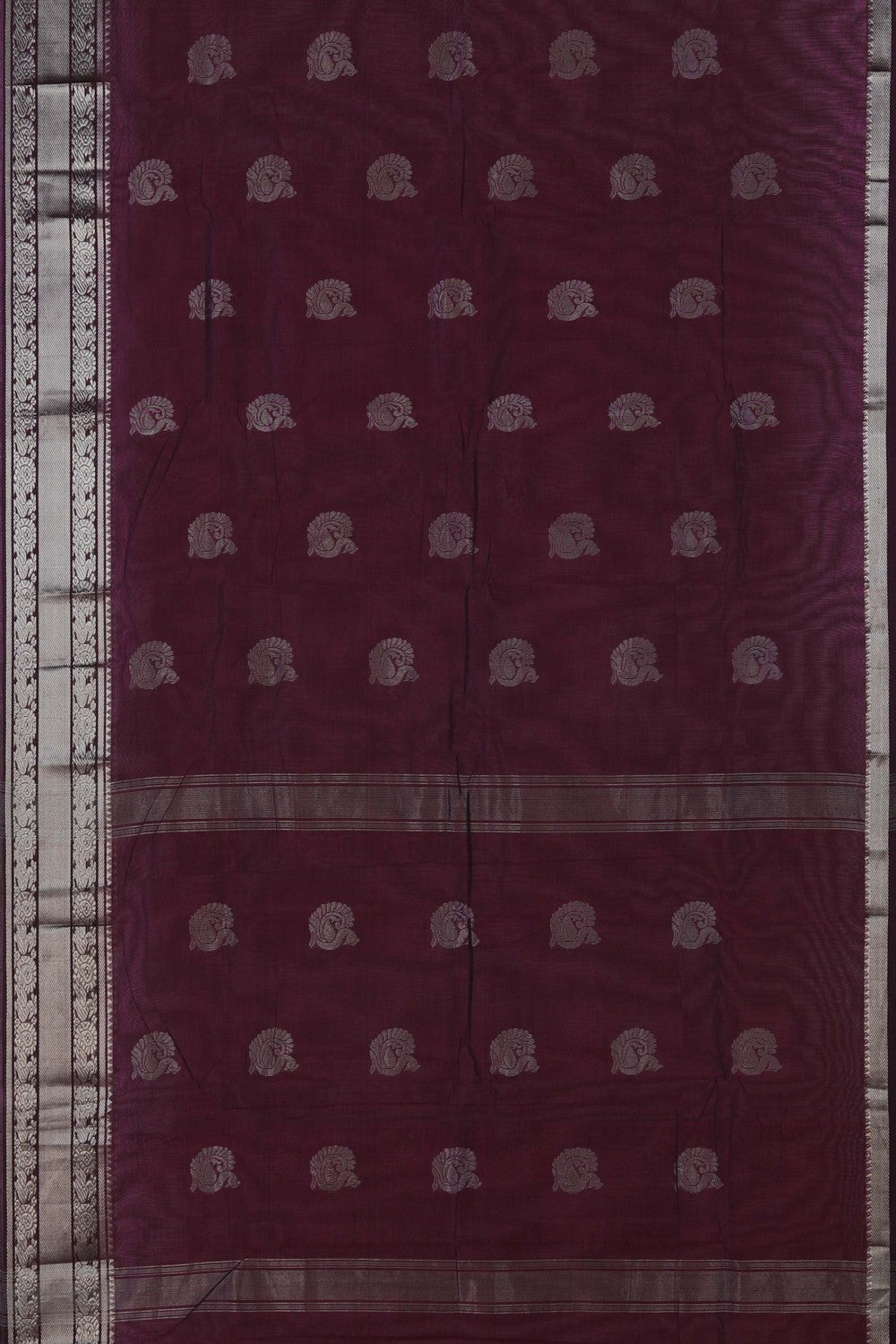 Image of Mangalgiri Maroon Saree