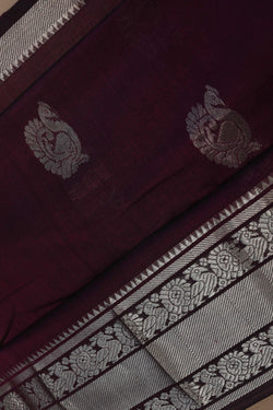 Image of Mangalgiri Purple Saree
