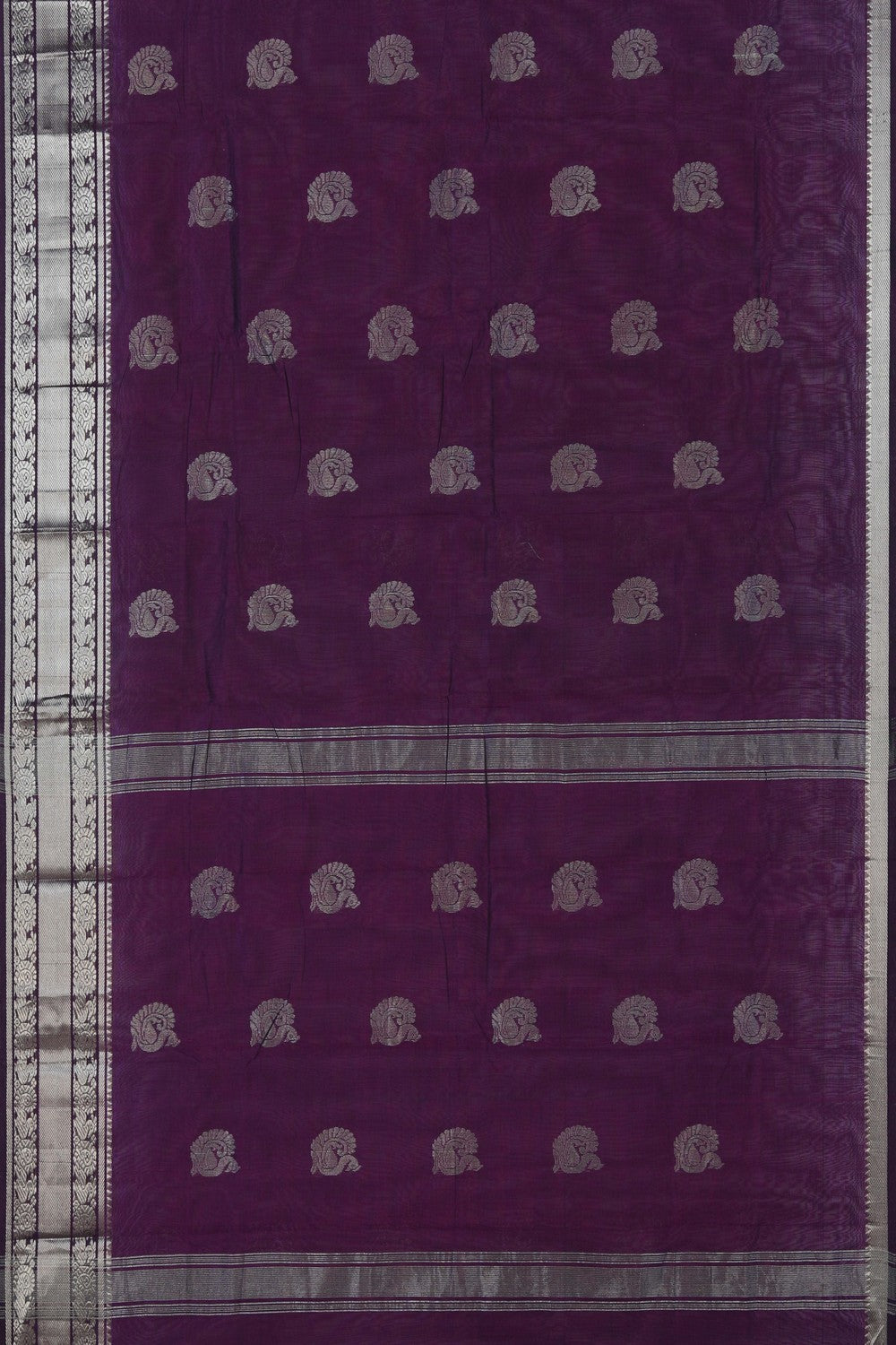 Mangalgiri Purple Saree
