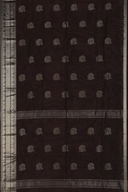Image of Mangalgiri Coffee Brown Saree