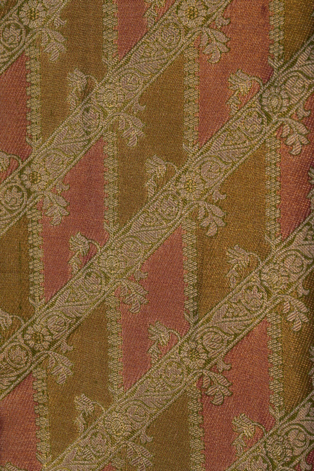 Kanchipattu Tissue Brocade Green Saree