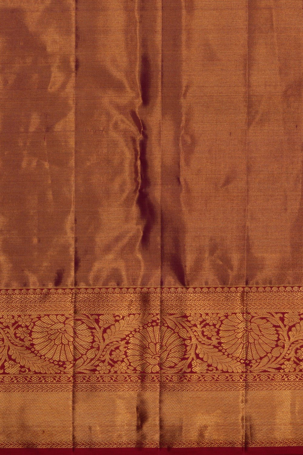 Kanchipattu Tissue Brocade Gold Saree