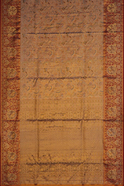 Image of Kanchipattu Tissue Brocade Pink Gold Saree
