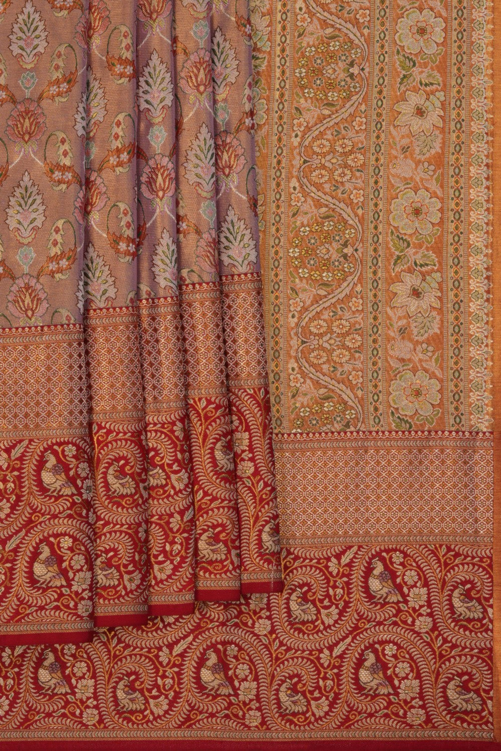 Kanchipattu Brocade Pink Saree
