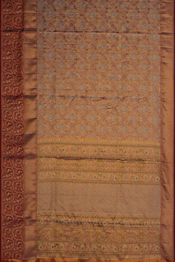 Image of Kanchipattu Brocade Pink Saree