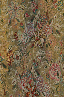 Image of Kanchipattu Tissue Brocade Green Gold Saree