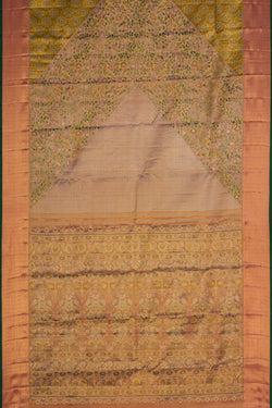 Image of Kanchipattu Brocade Gold Saree