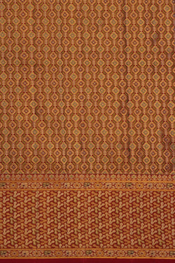 Image of Kanchipattu Tissue Brocade Red Saree
