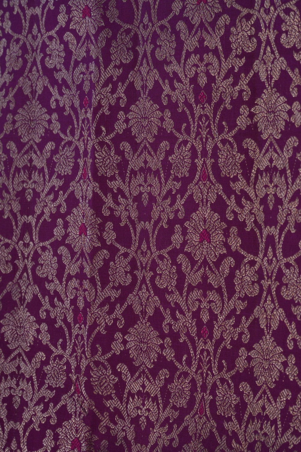 Image of Kanchipuram Silk Purple Saree