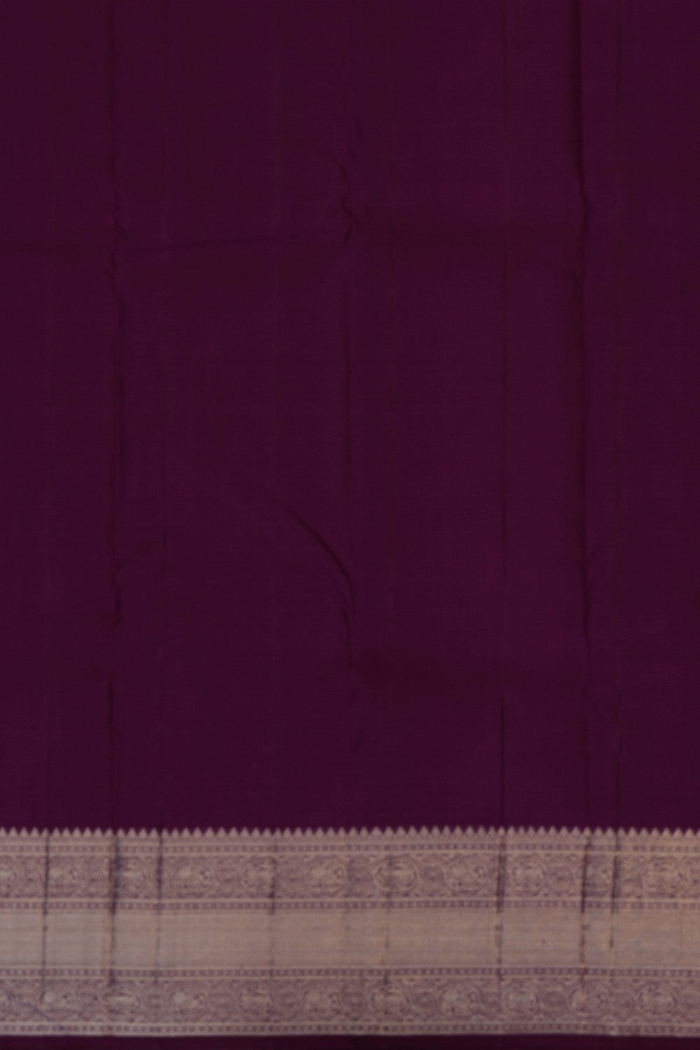 Image of Kanchipuram Silk Purple Saree
